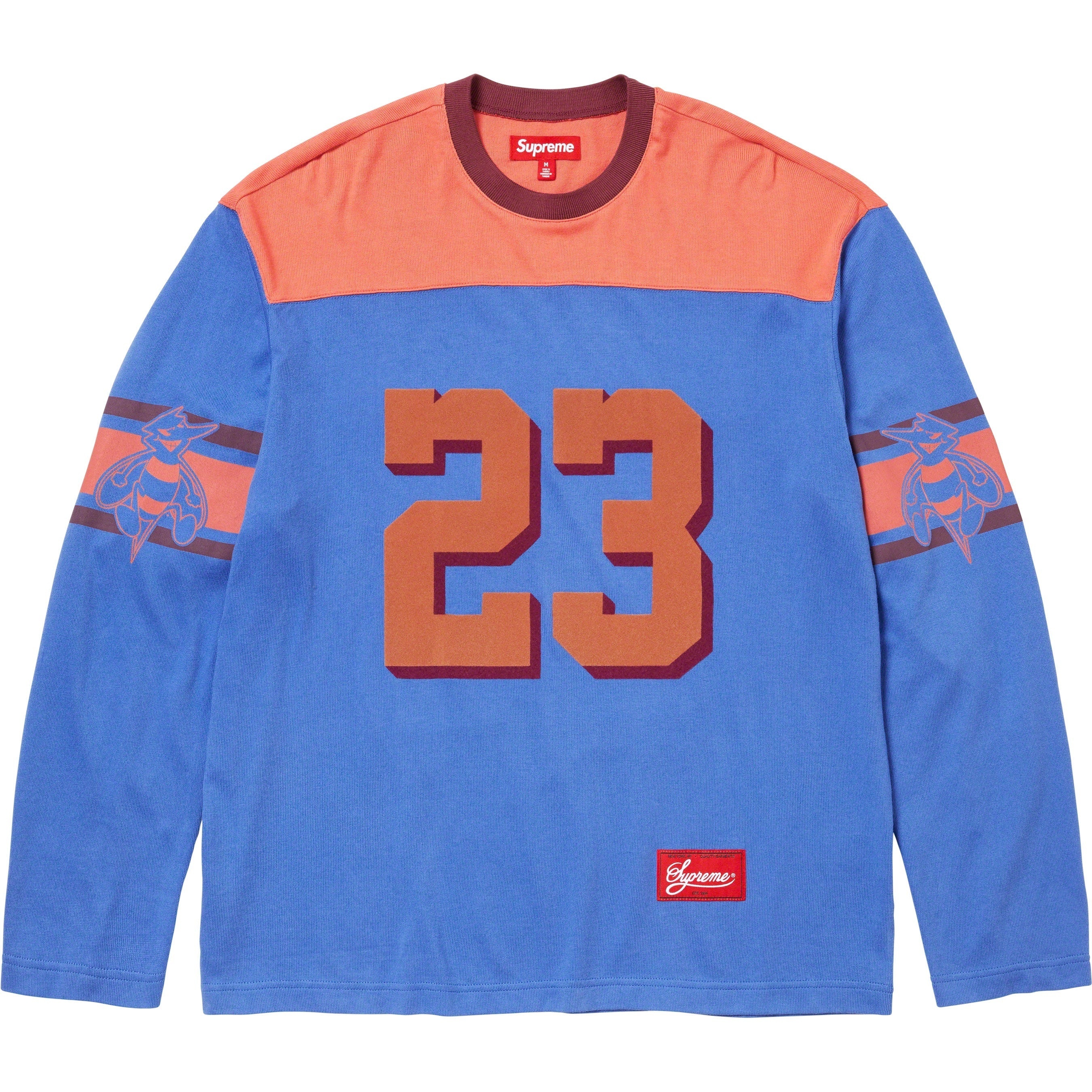 Bumblebee L/S Football Top view 5